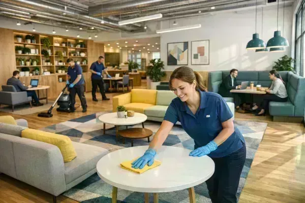 Nettoyage d'espace de coworking à Paris