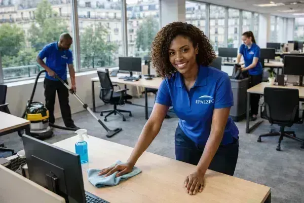 Matériel de nettoyage professionnel pour coworking