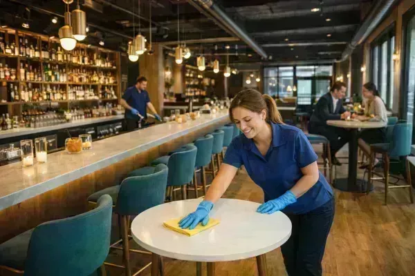 Nettoyage professionnel de bar à Paris