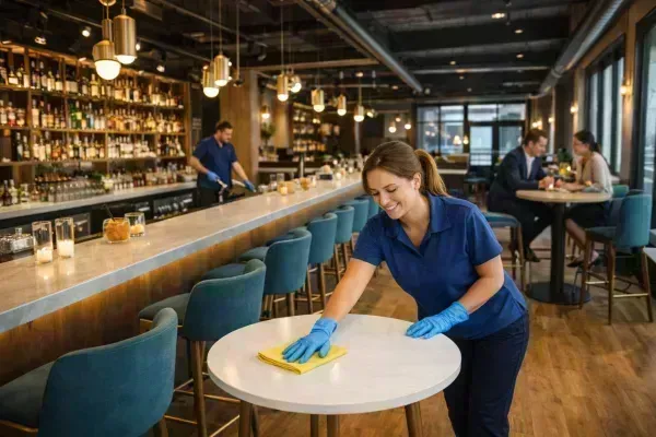 Nettoyage professionnel de bar à Paris