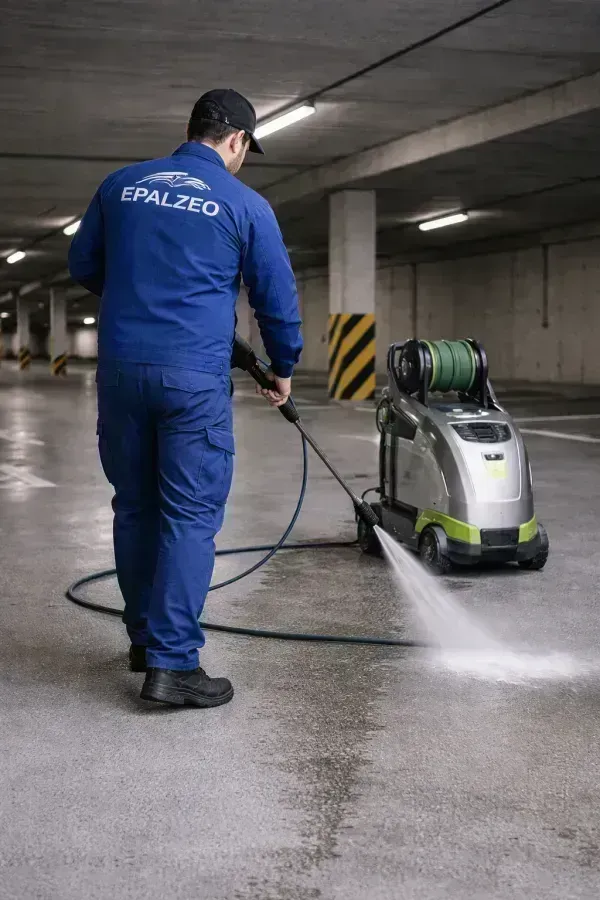 Parking propre entretenu par EPALZEO
