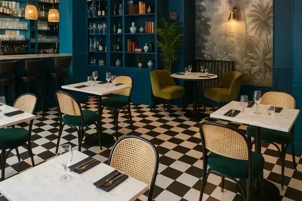 Salle de bar propre
